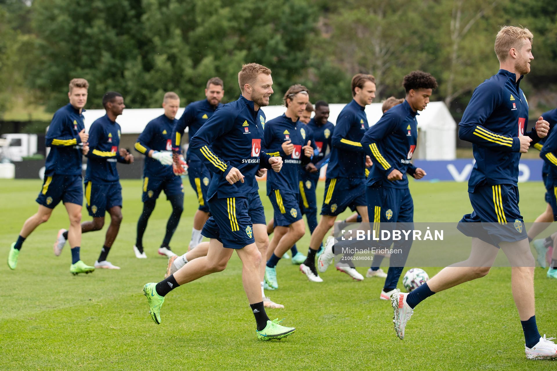 Sebastian Larsson of the Swedish national football team at