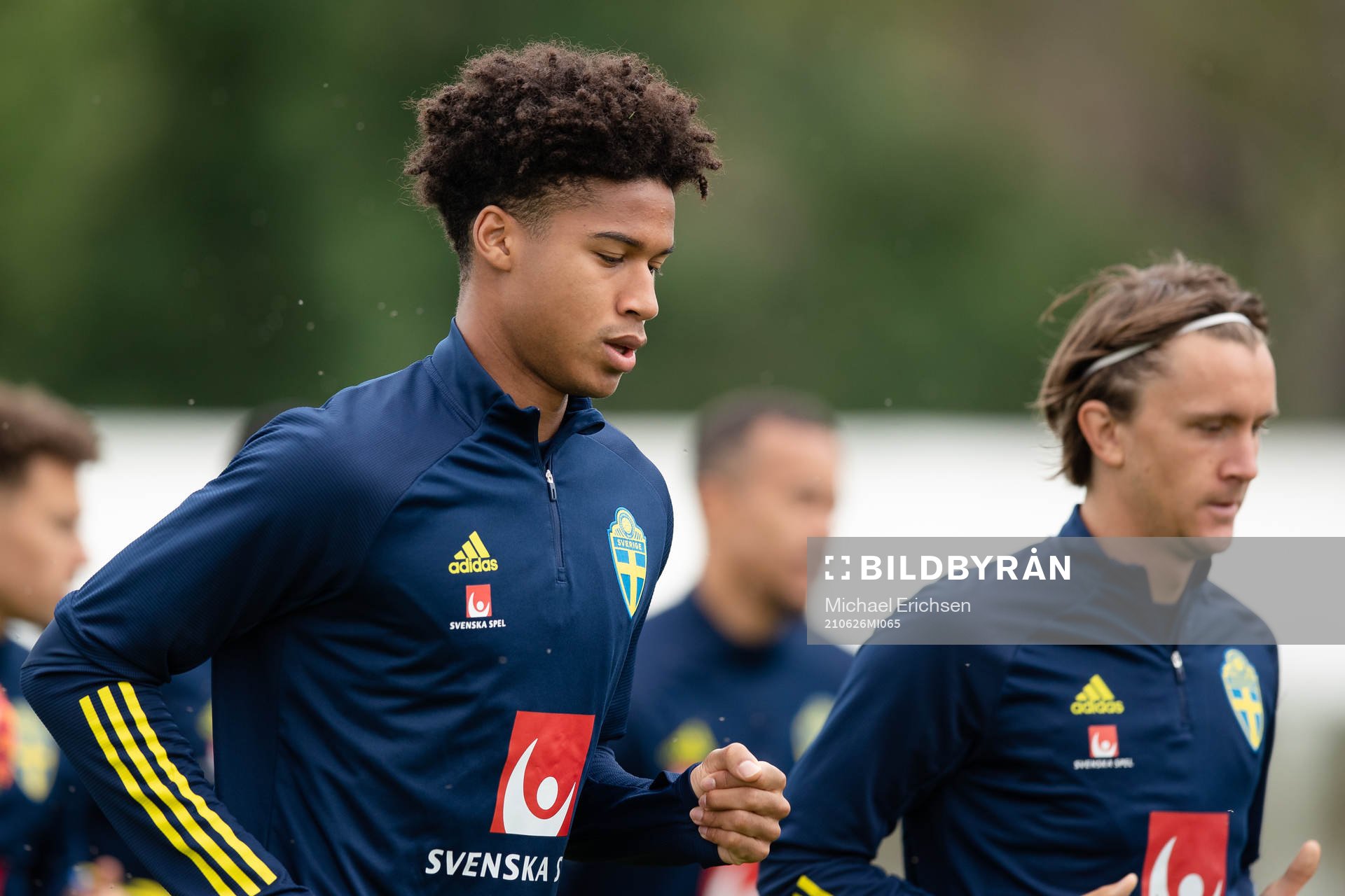 Jens Cajuste and Kristoffer Olsson  of the Swedish national