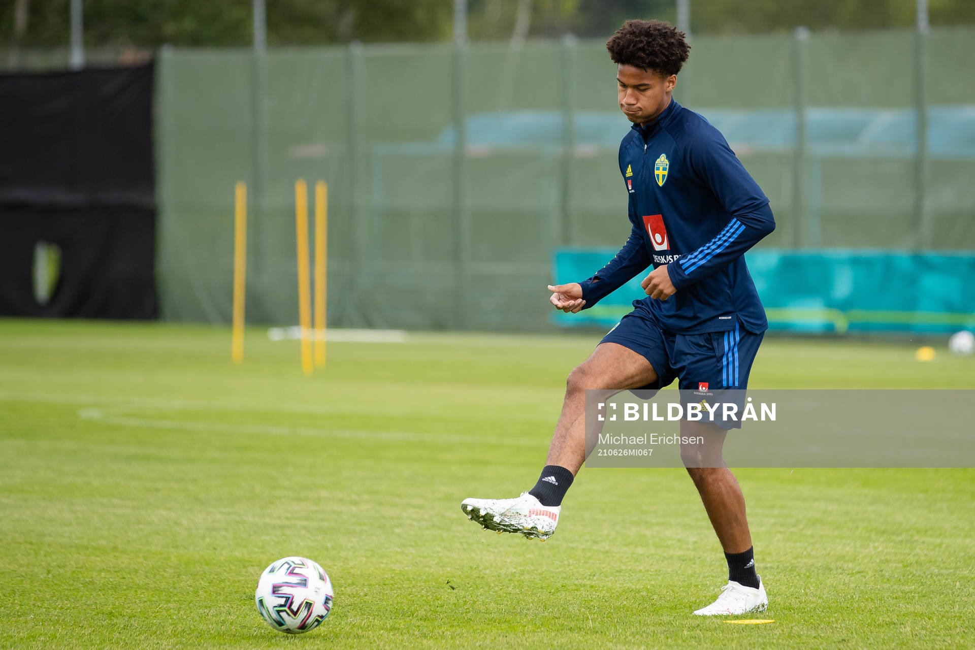 Jens Cajuste of the Swedish national football team at a