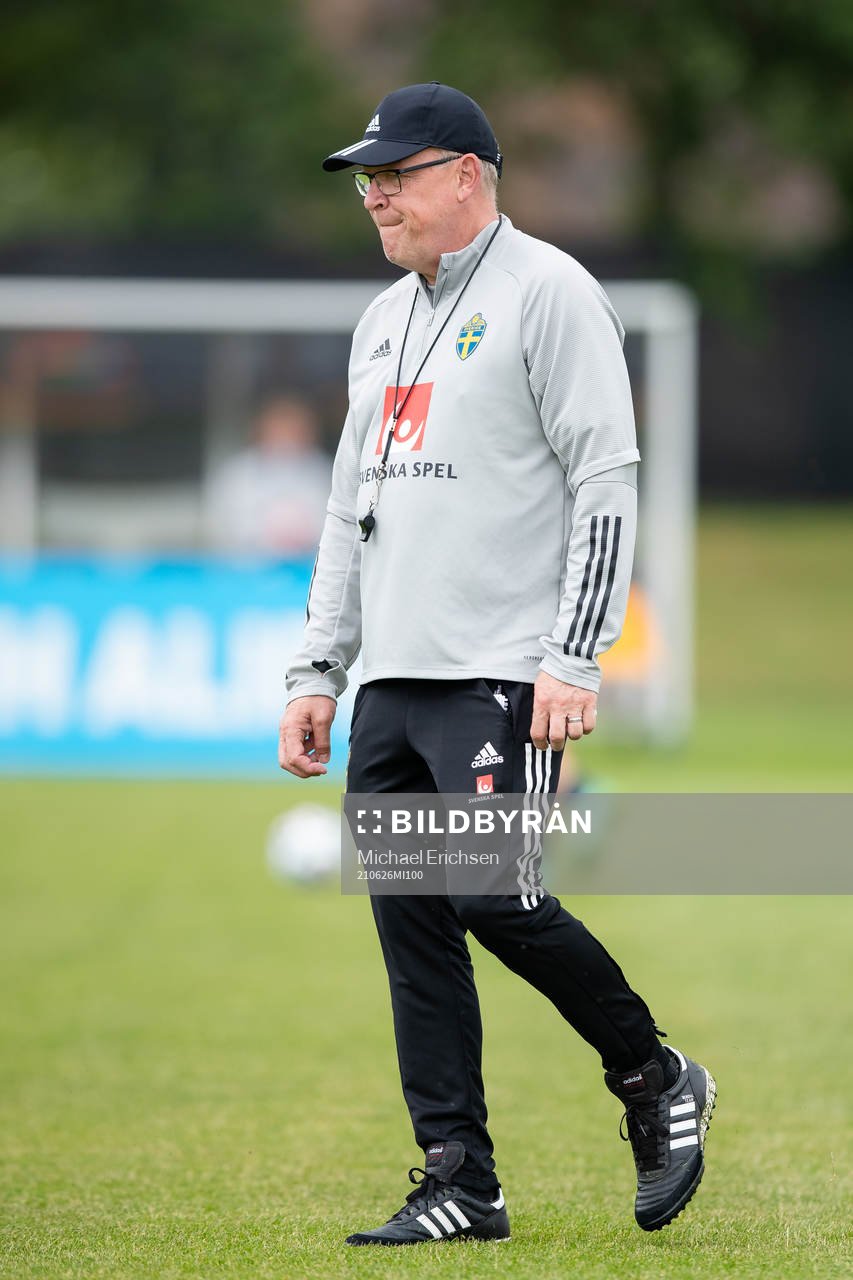 Head coach Janne Andersson of the Swedish national football