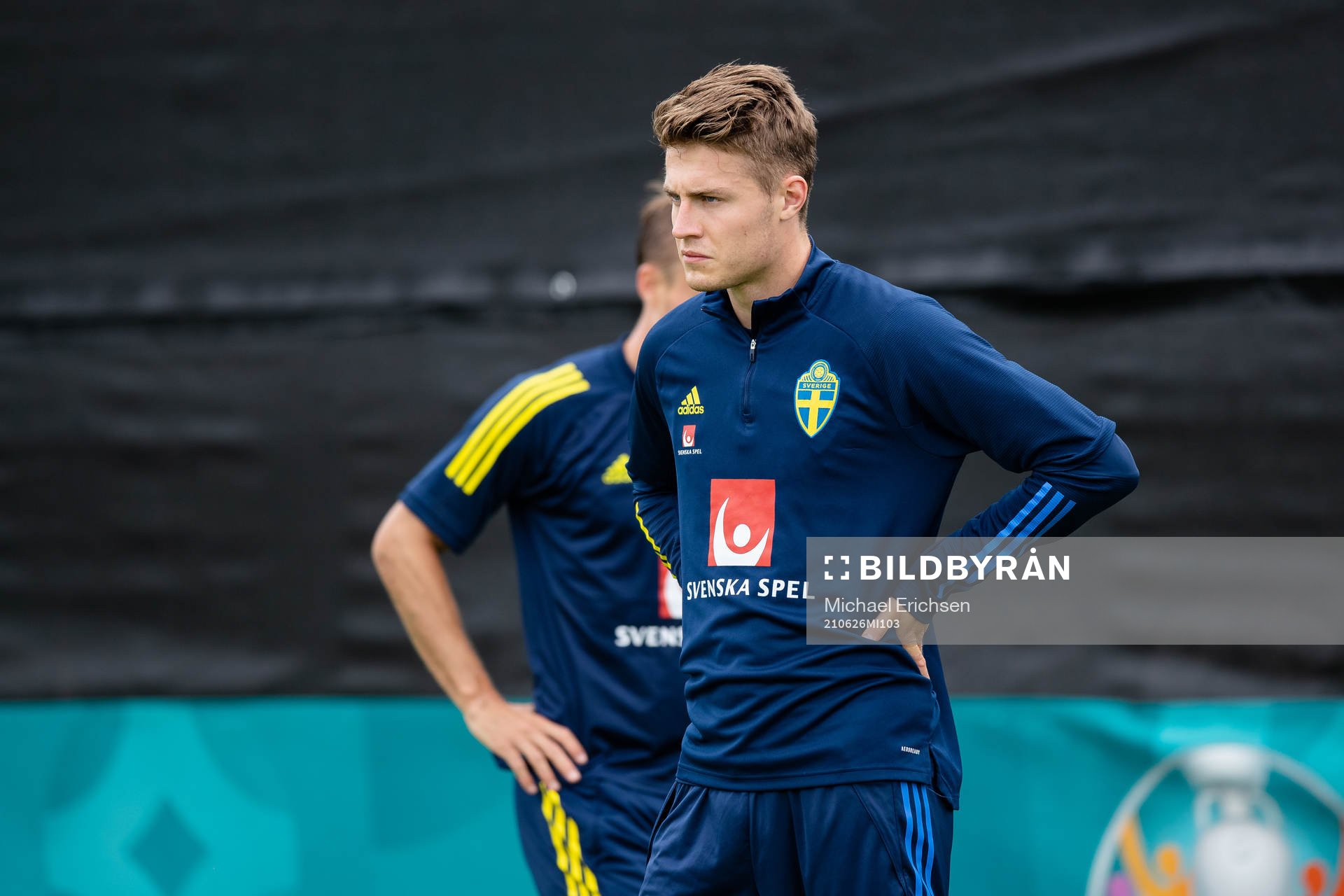 Mattias Svanberg of the Swedish national football team at a