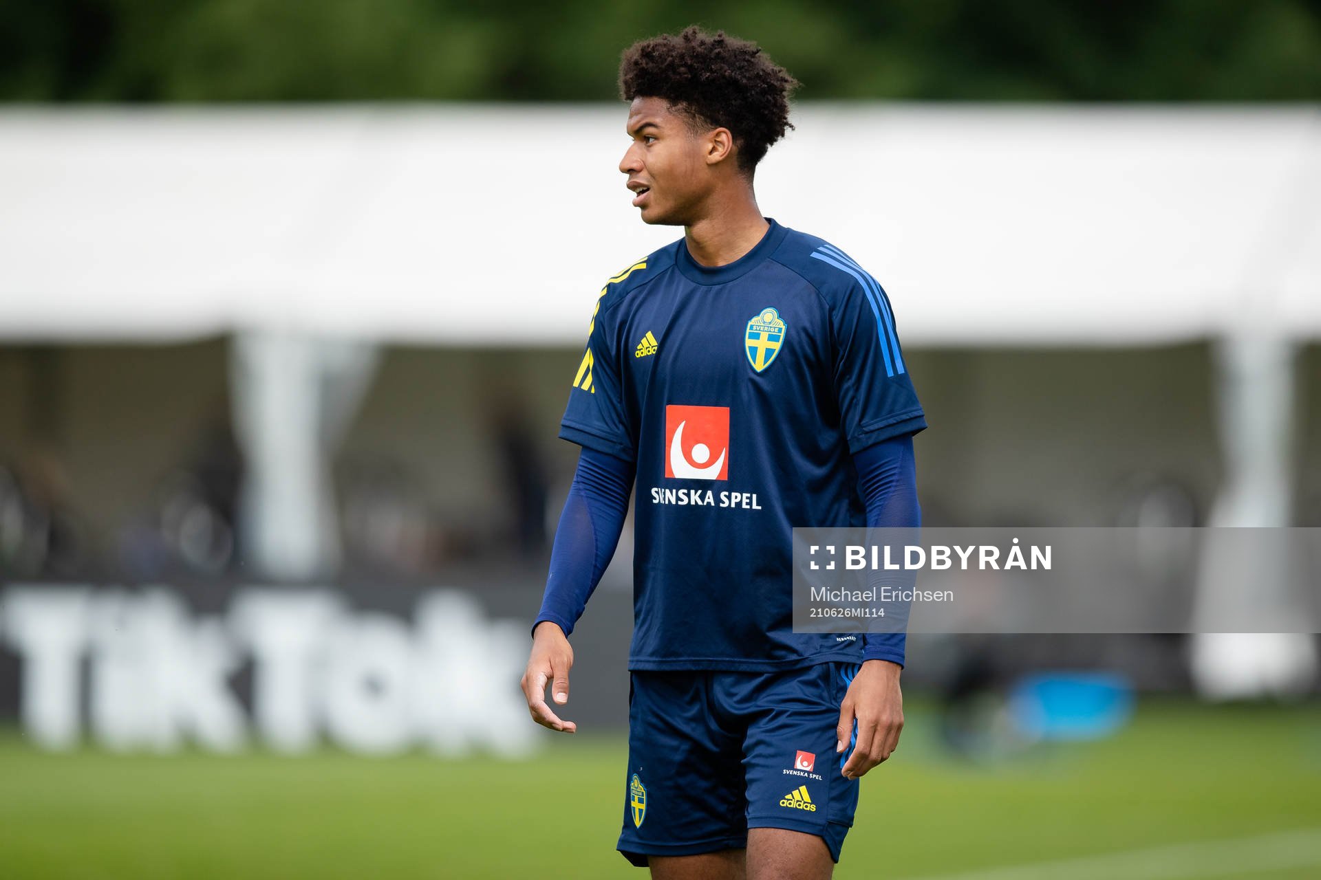 Jens Cajuste of the Swedish national football team at a