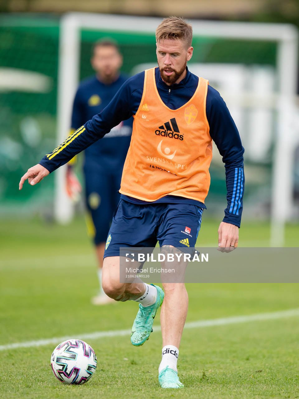 Pontus Jansson of the Swedish national football team at a