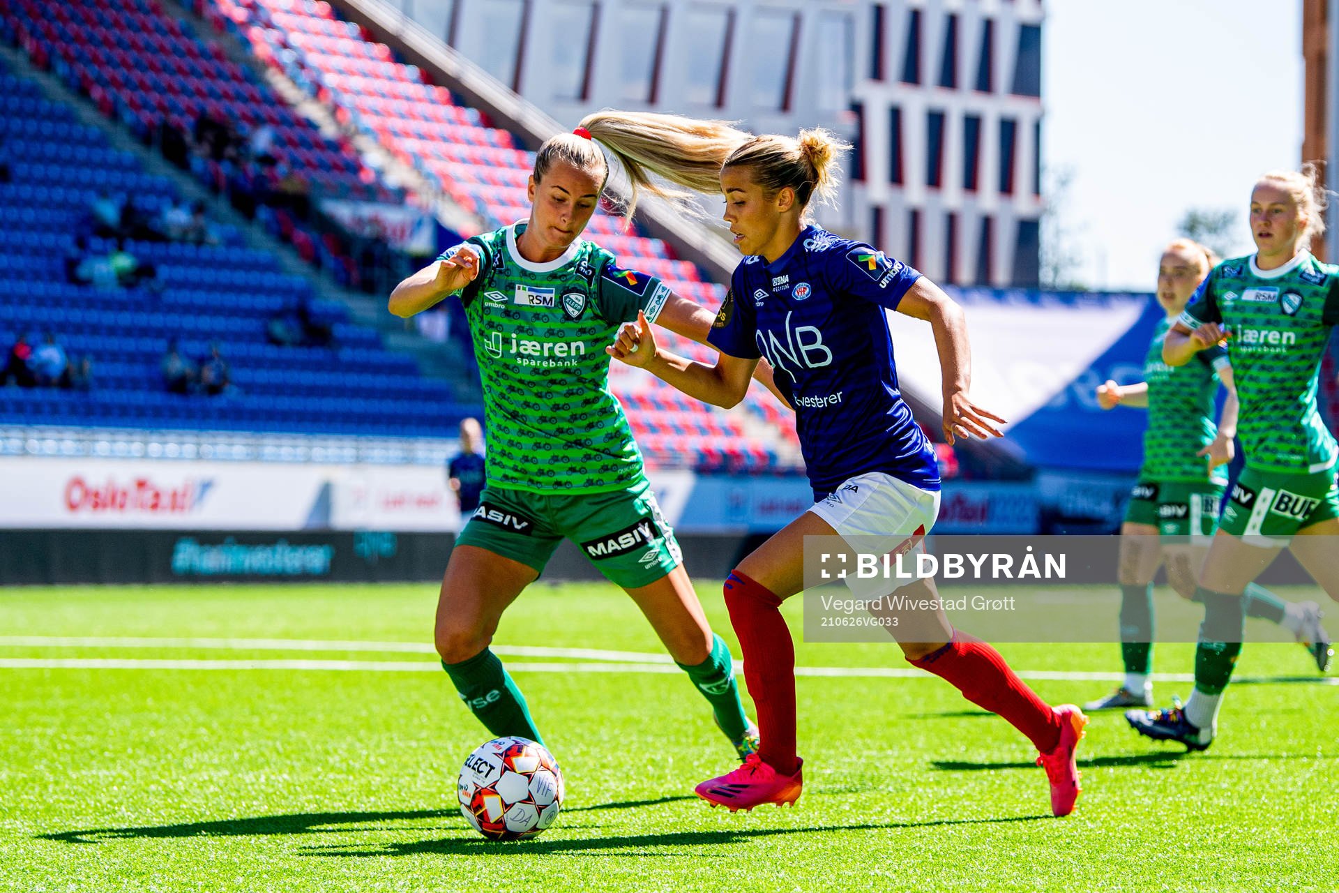 Emma Braut Brunes of Klepp and Celin Bizet Ildhusøy of