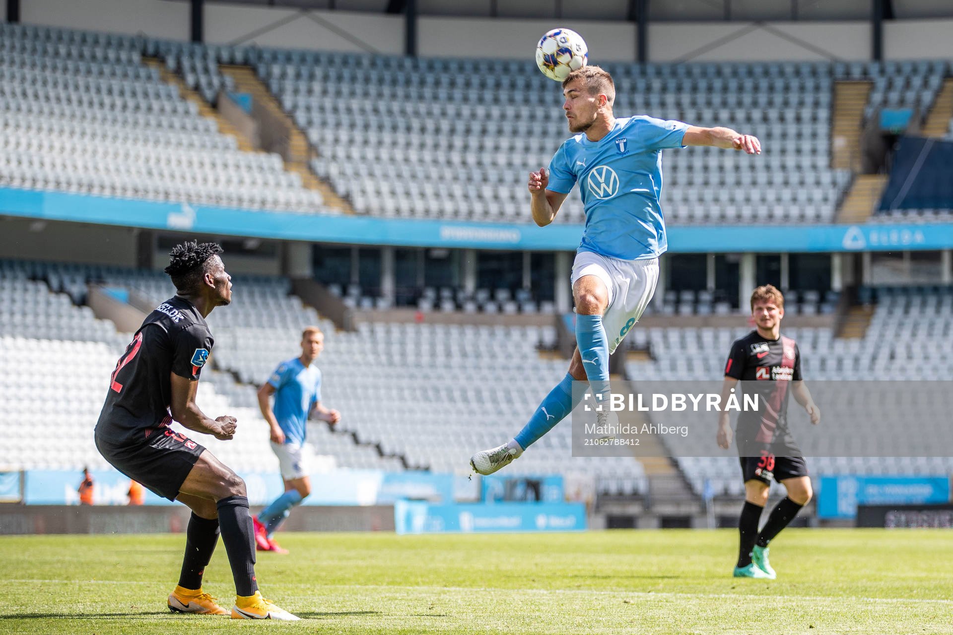 Midtjyllands Fabrice och Malmö FFs Pavle Vagic