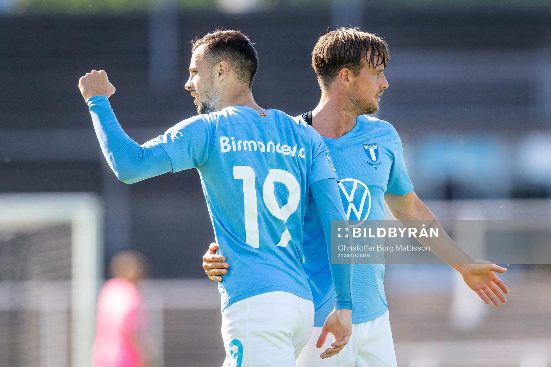 Malmö FFs Veljko Birmancevic jublar