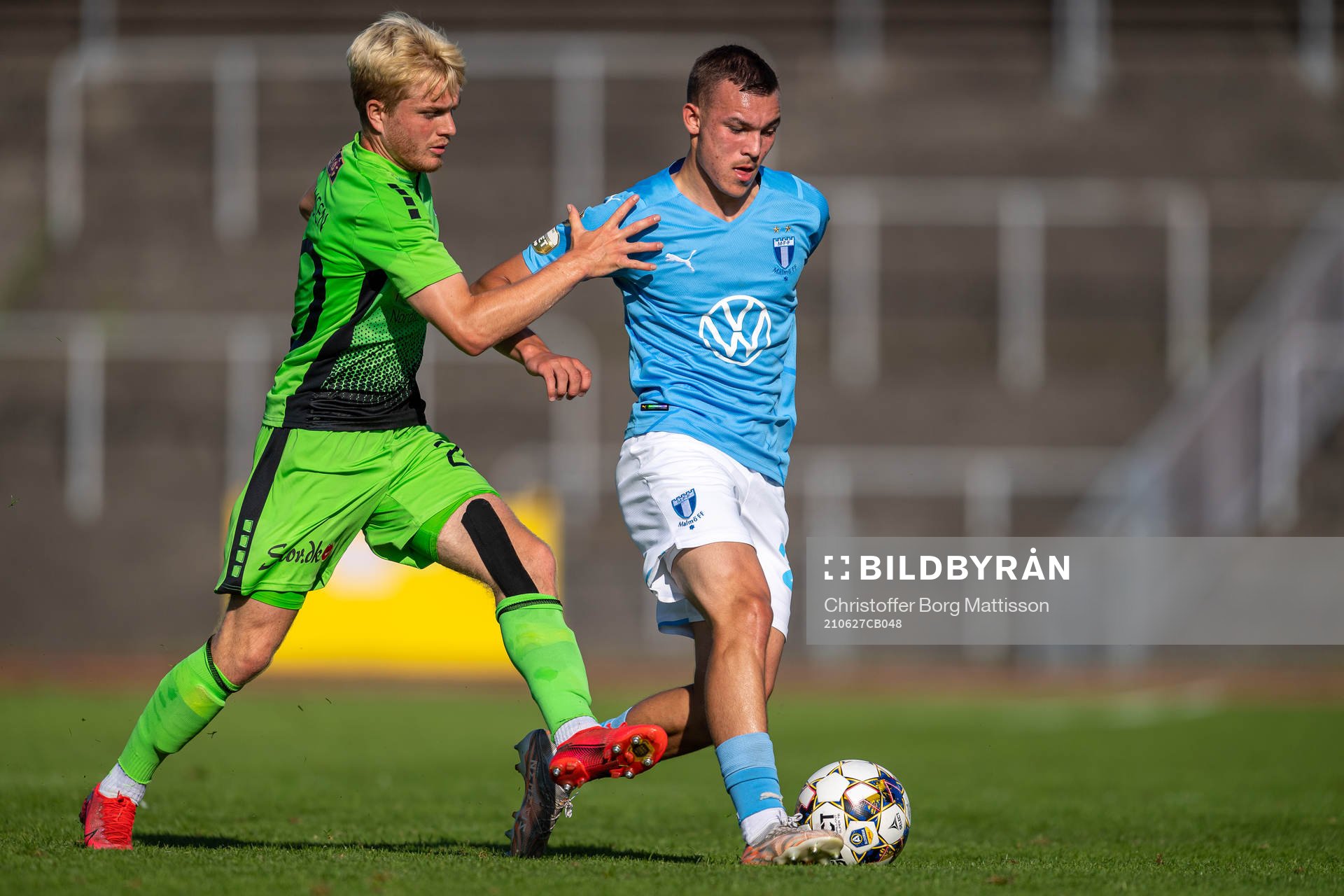 Malmö FFs Aleksander Damnjanovic Nilsson mot Köges Emilio