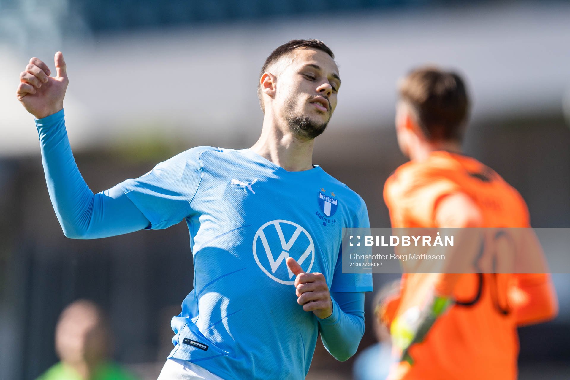 Malmö FFs Veljko Birmancevic deppar