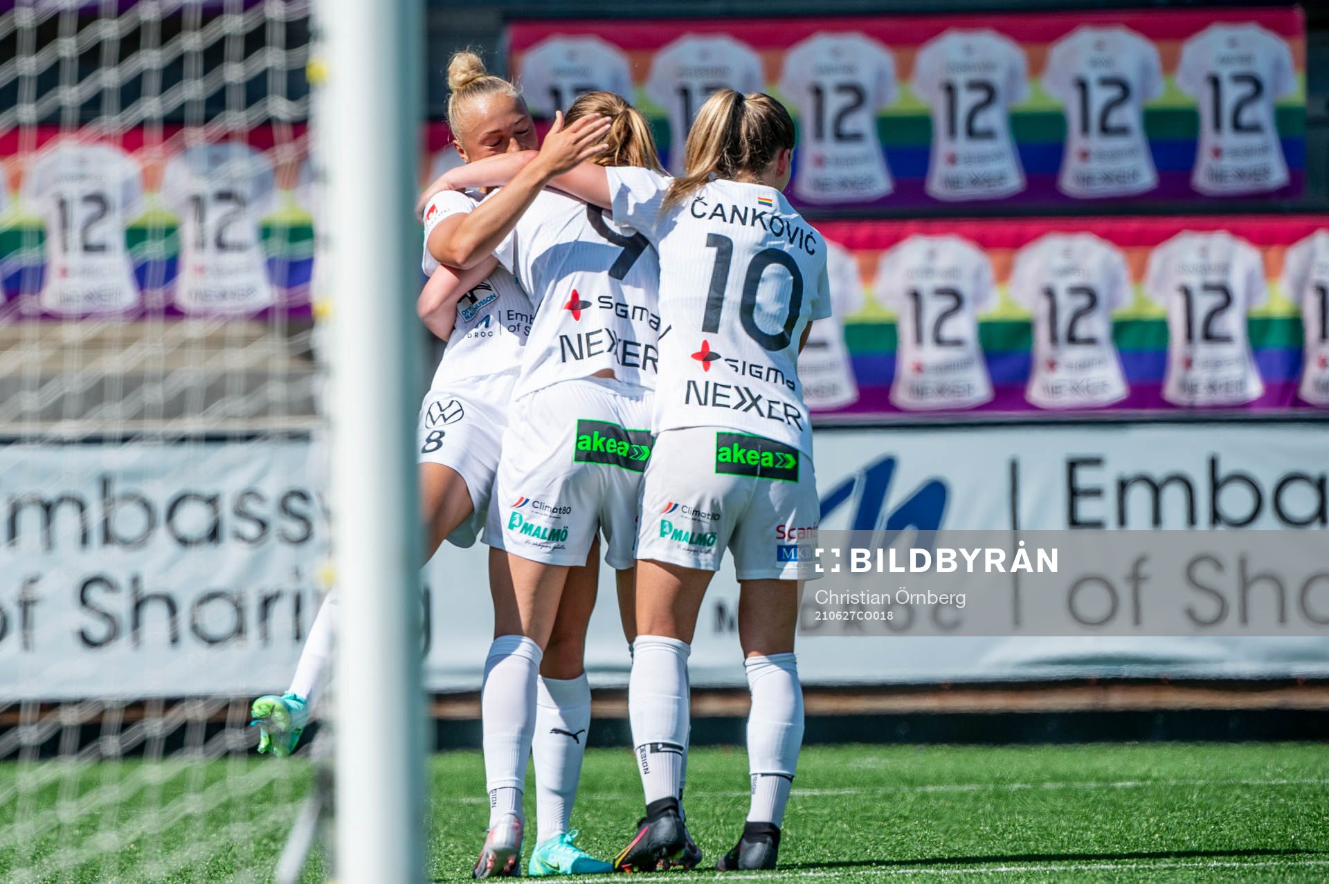 Rosengårds Hanna Bennison jublar