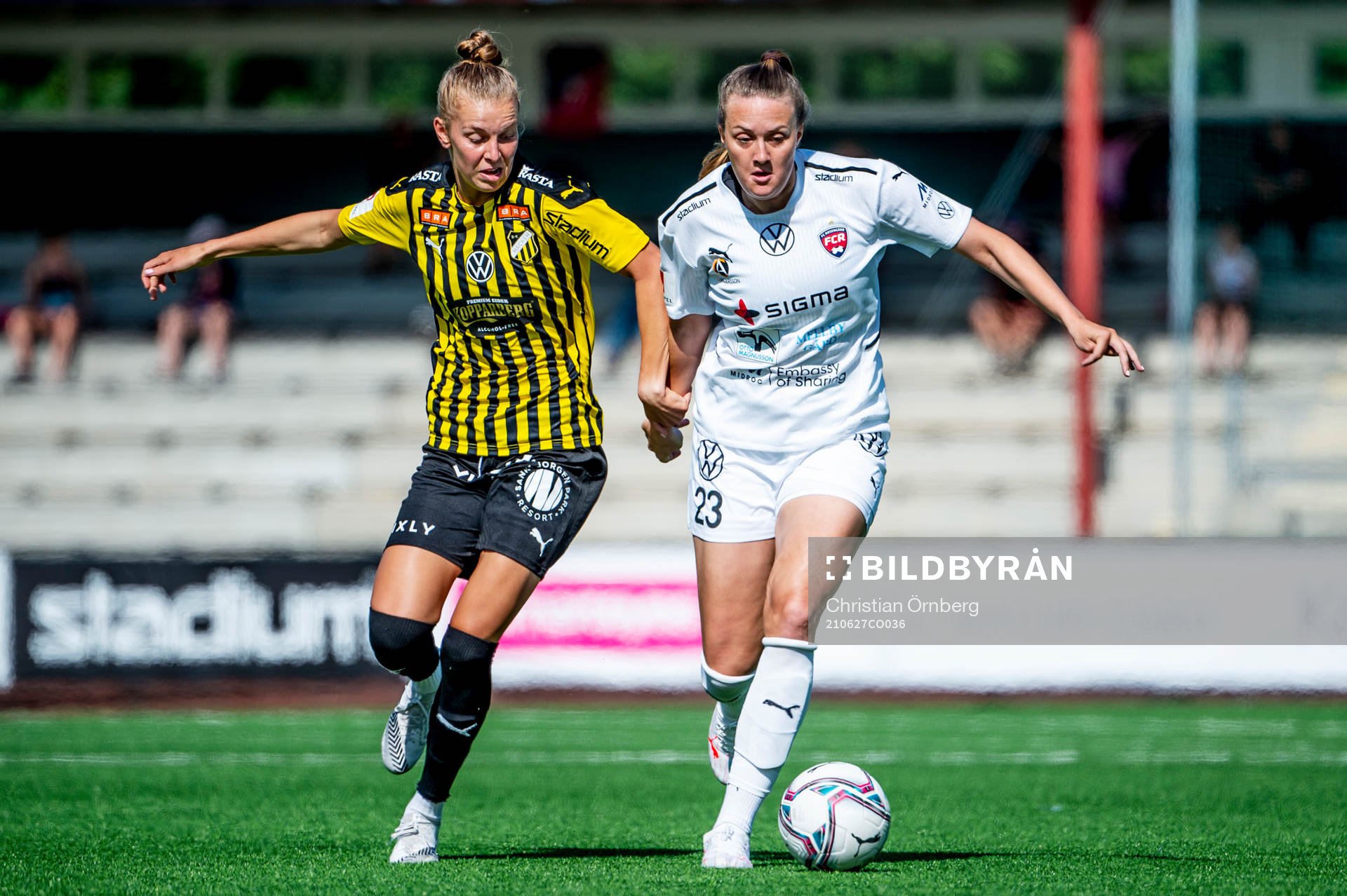 Häckens Dilja Yr Zomers och Rosengårds Stefanie Sanders