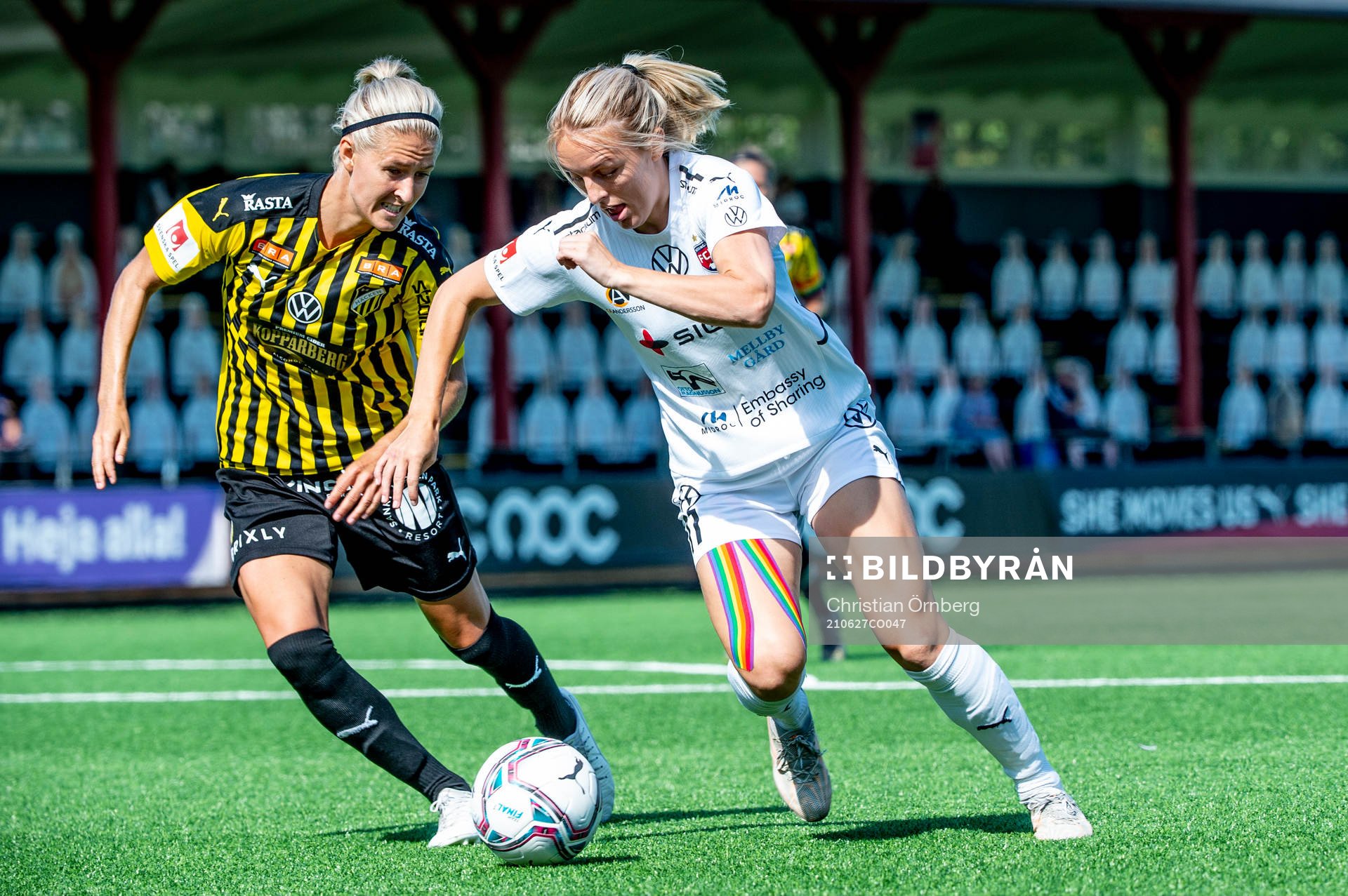 Rosengårds Mimmi Larsson mot Häckens Emma Kullberg