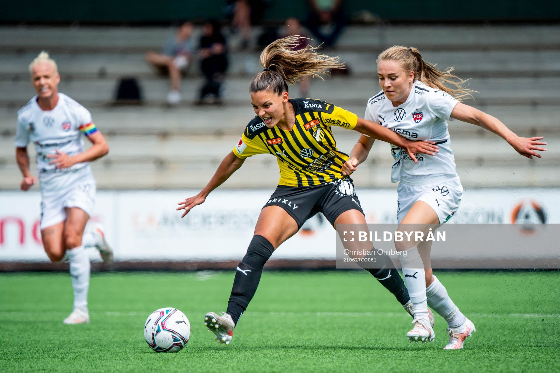 Häckens Johanna Rytting Kaneryd mot Rosengårds Fiona Brown