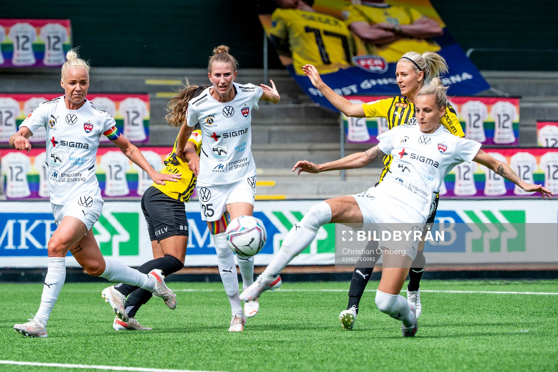 Rosengårds Caroline Seger, Emma Berglund och Nathalie