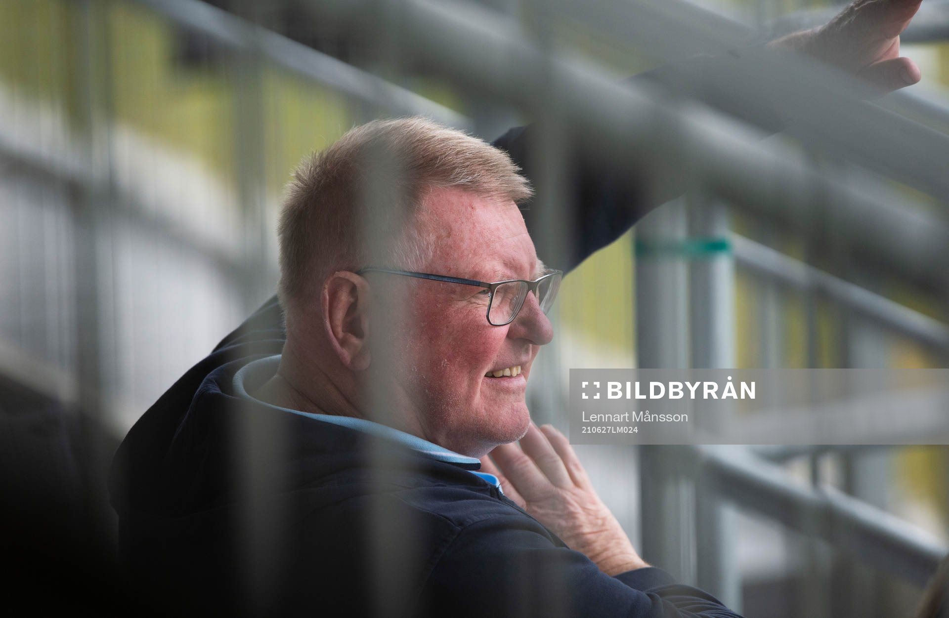Sven Jinert i matchen i division 2 mellan iFK Hässleholm och Räppe GOIF i Hässleholm 27 juni 2021.