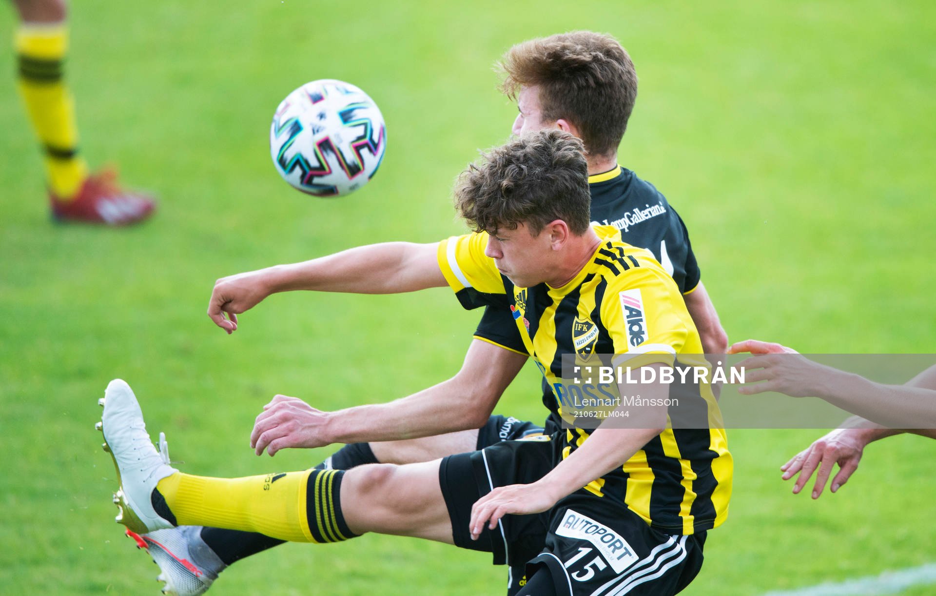 IFK Hässleholms Max Nilsson i matchen i division 2 mellan