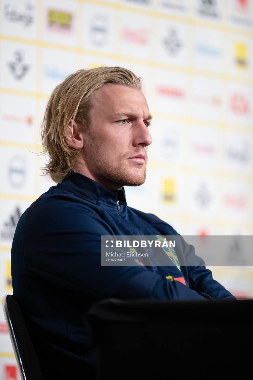 Emil Forsberg of the Swedish national football team at a