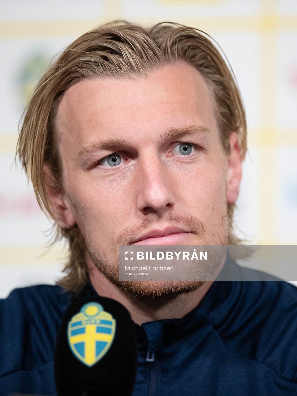 Emil Forsberg of the Swedish national football team at a