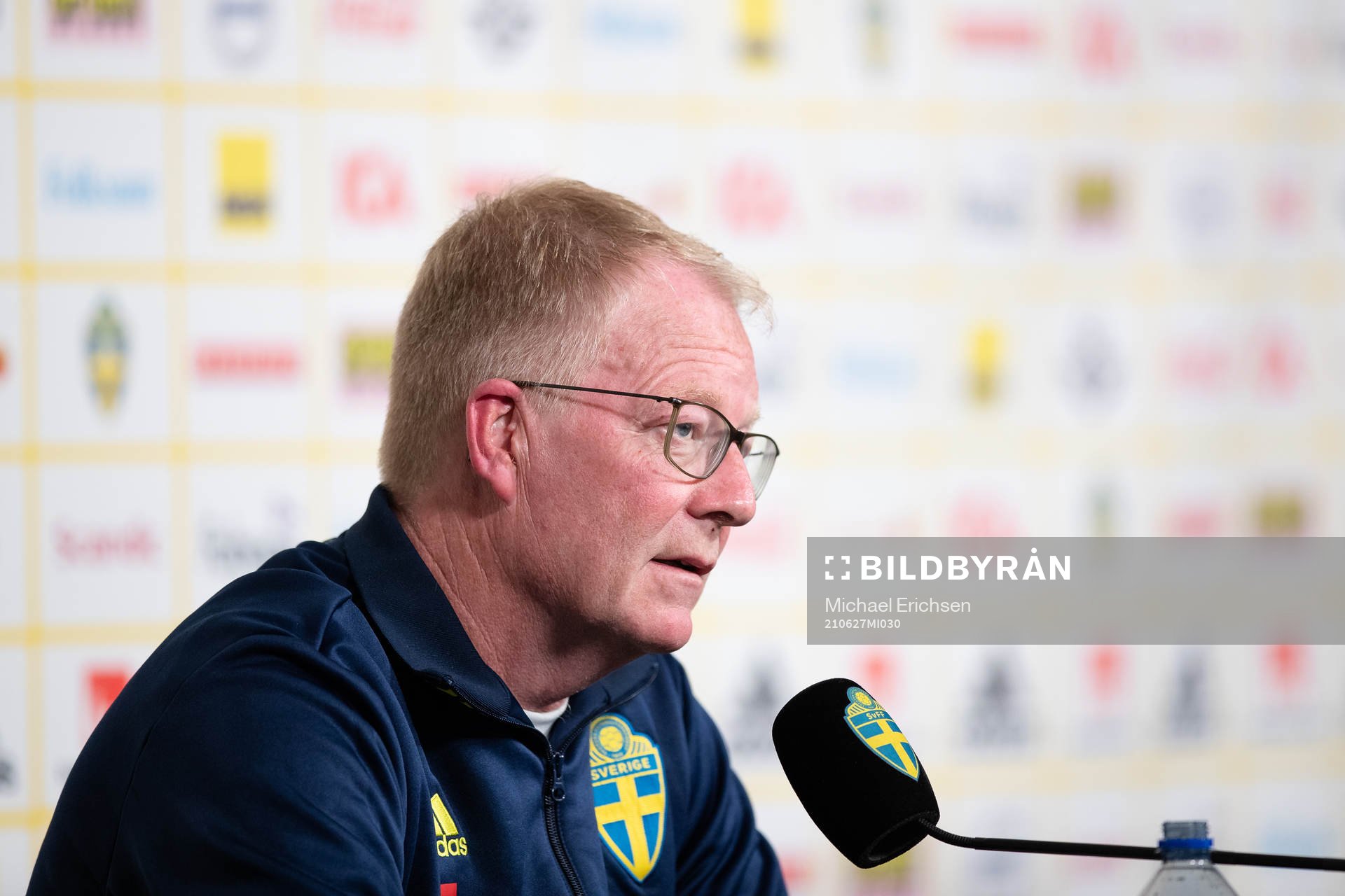 Scout Lars Jacobsson of the Swedish national football team