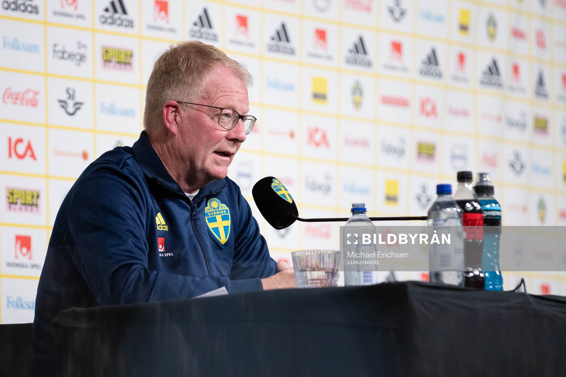 Scout Lars Jacobsson of the Swedish national football team