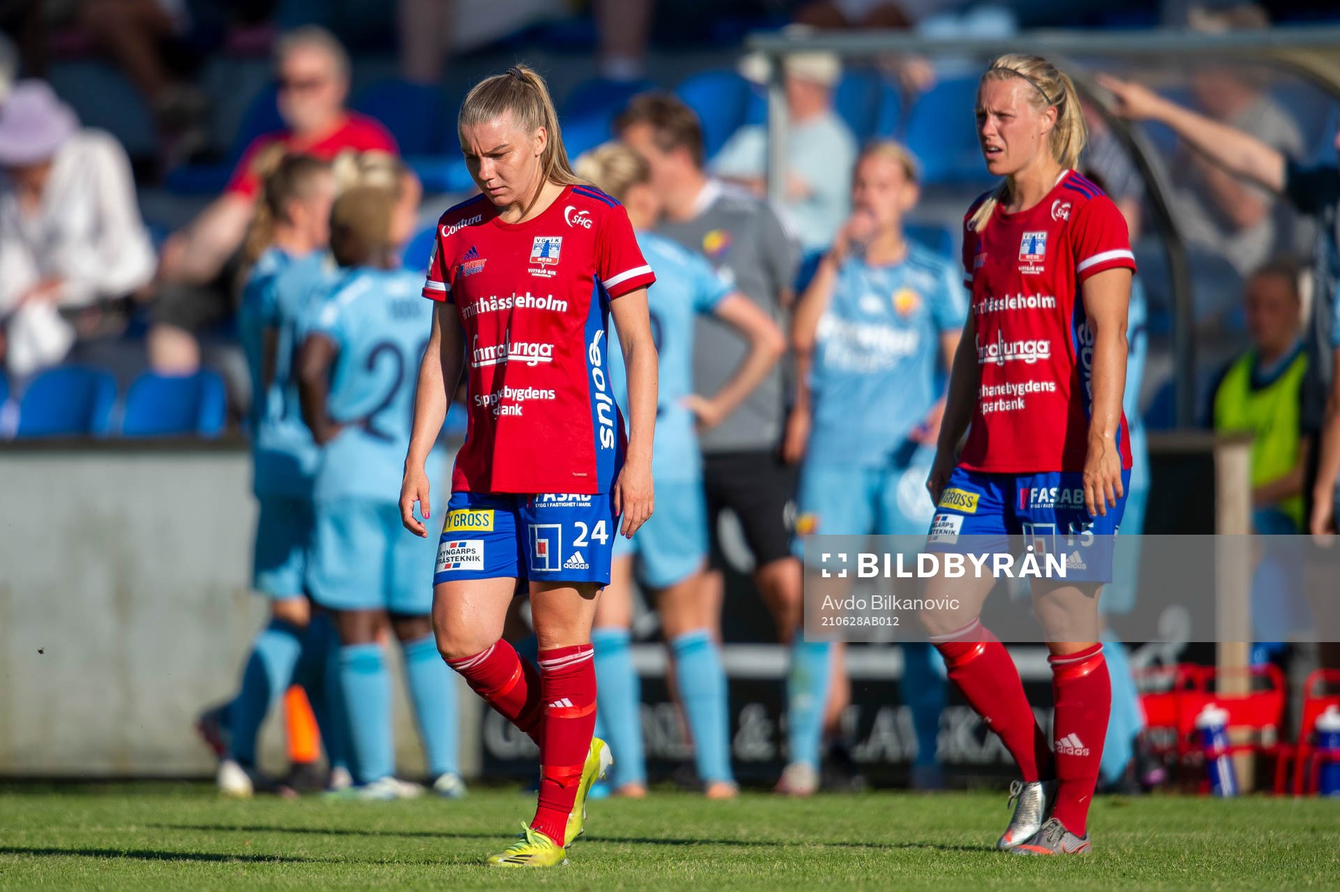 Vittsjös Ebba Hed och Nellie Persson deppar