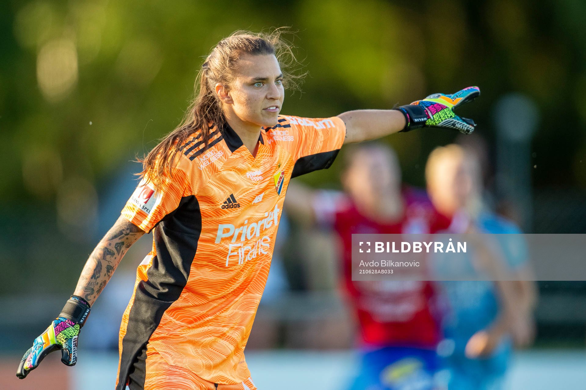 Djurgårdens målvakt Kelsey Daugherty