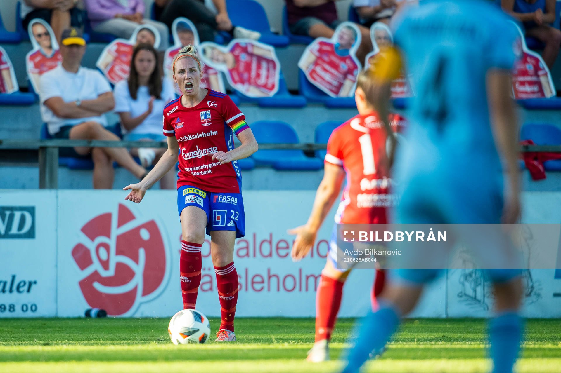 Vittsjös Sandra Adolfsson agerar