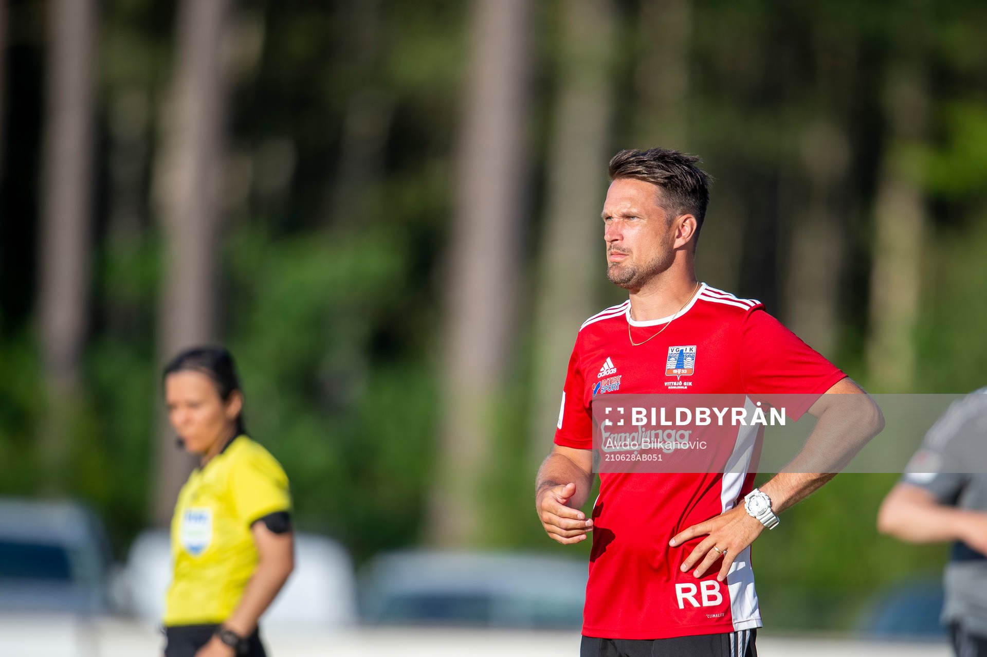 Vittsjös tränare Robert Bergström