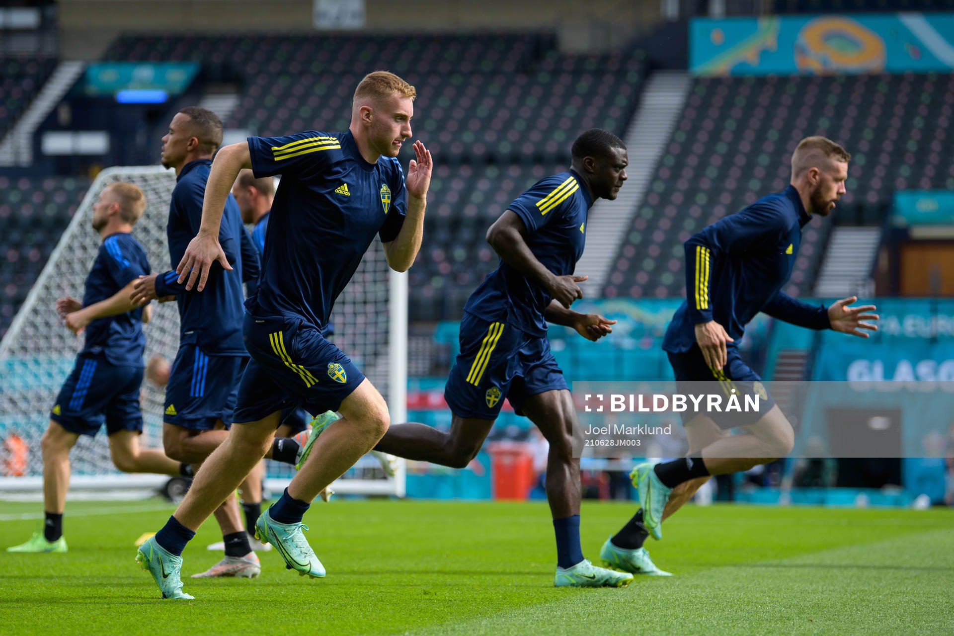 Dejan Kulusevski of the Swedish national football team at a
