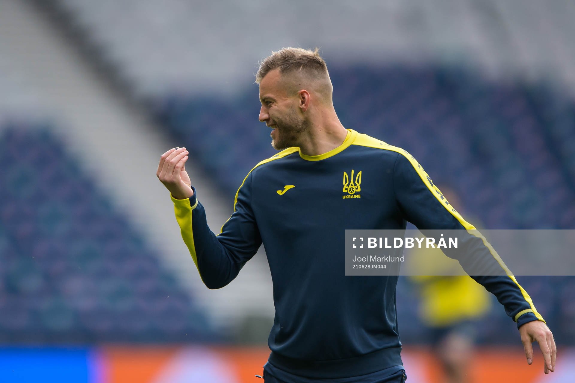 Andriy Yarmolenko of the Ukrainian national football team