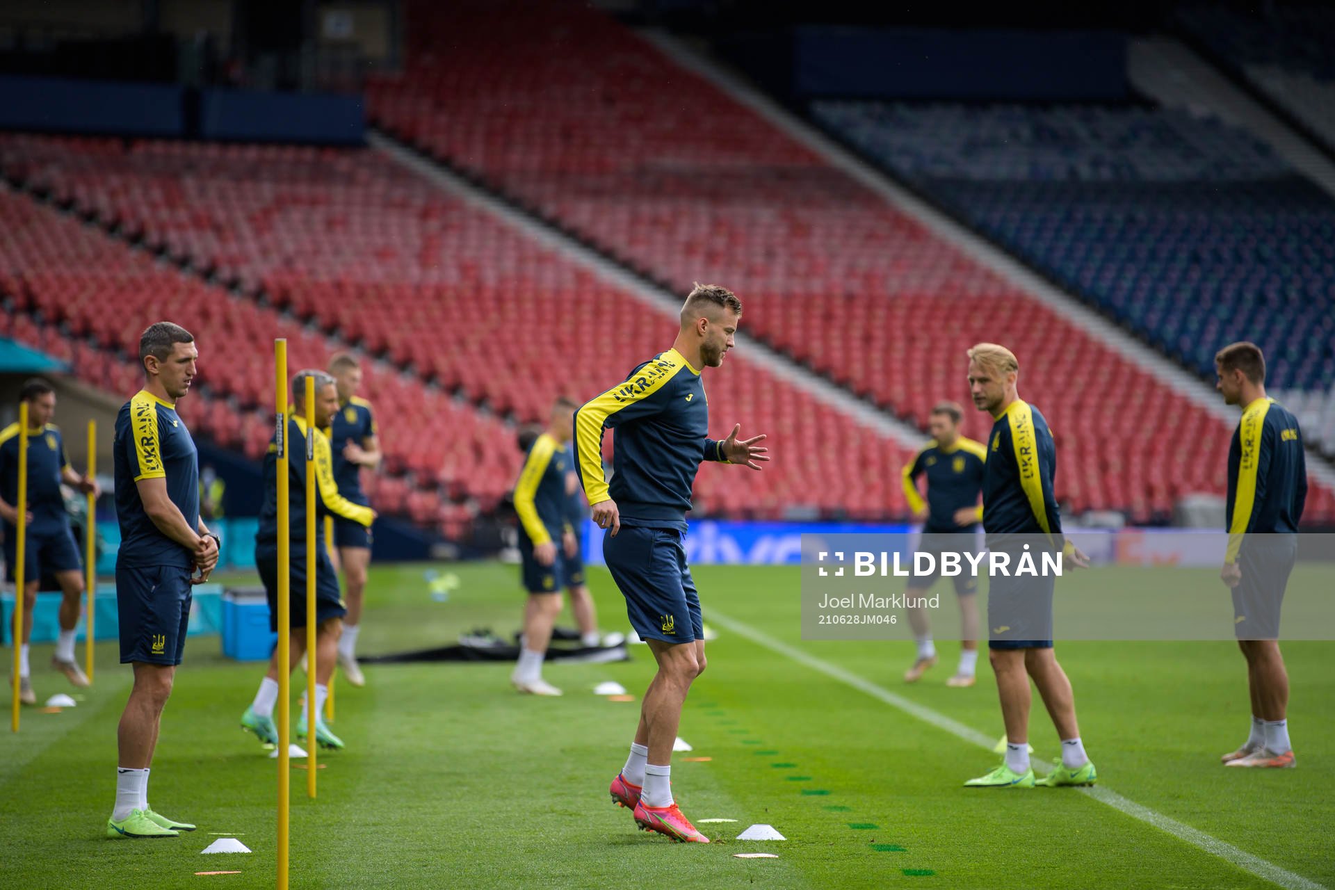 Andriy Yarmolenko of the Ukrainian national football team