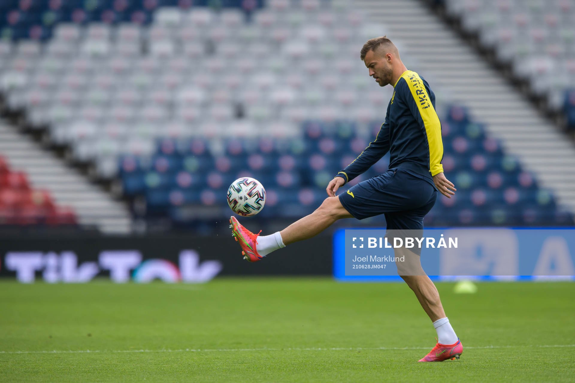Andriy Yarmolenko of the Ukrainian national football team