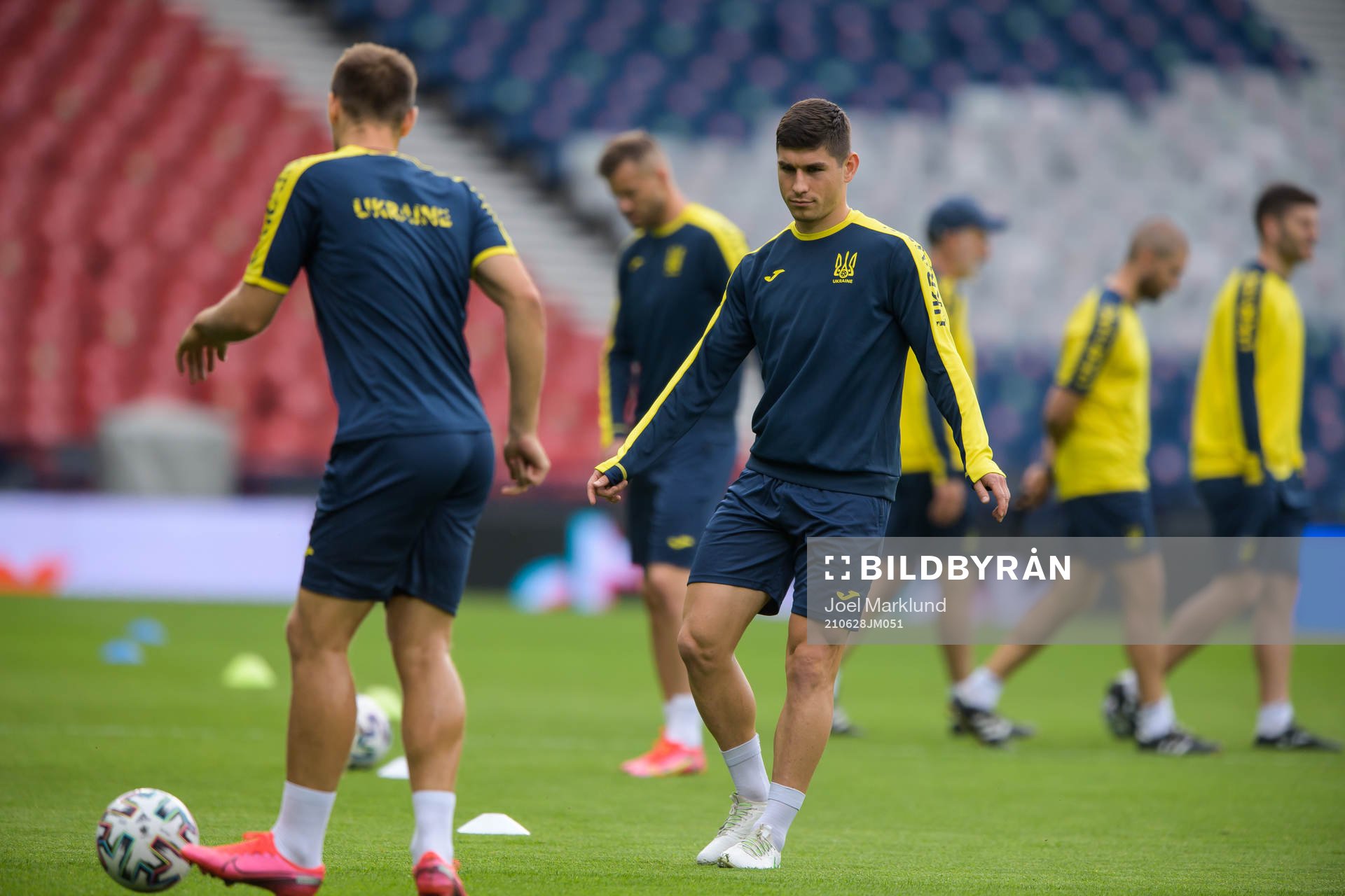 Ruslan Malinovskyi of the Ukrainian national football team