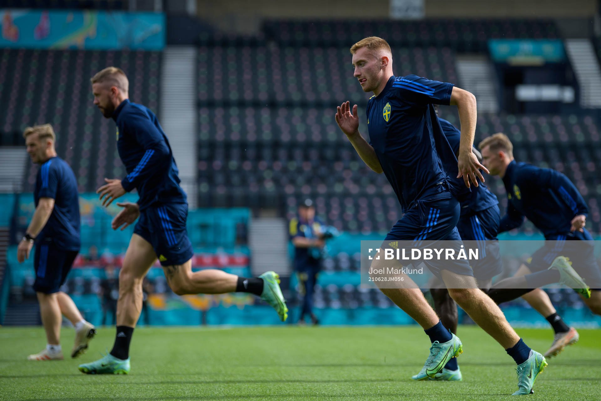 Dejan Kulusevski of the Swedish national football team at a