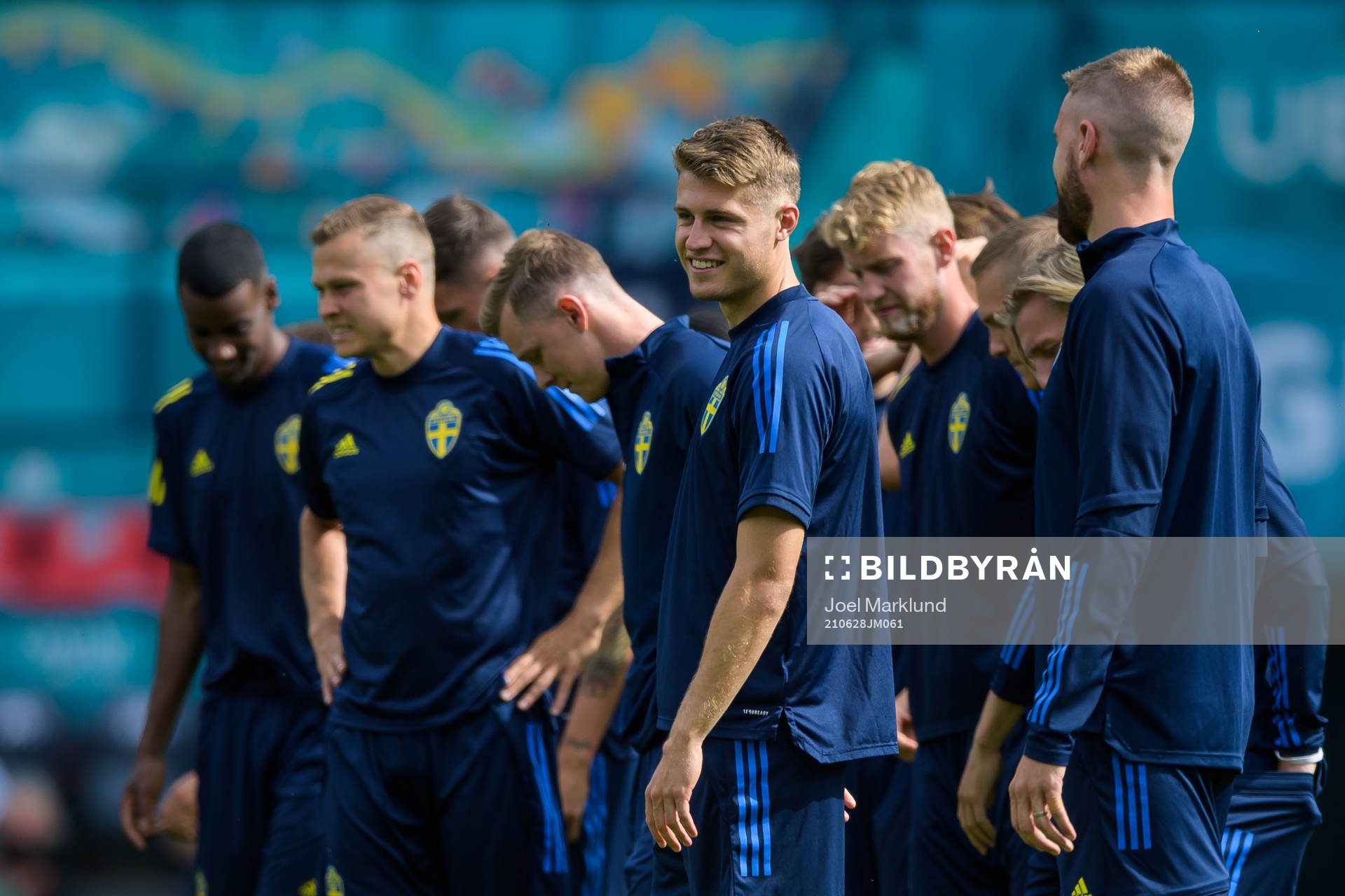 Mattias Svanberg of the Swedish national football team at a