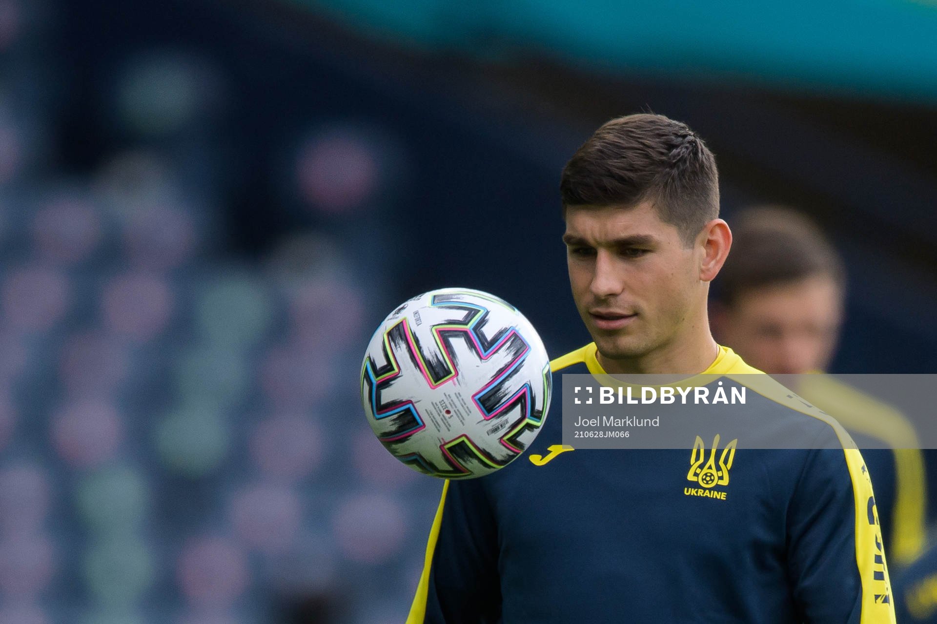 Ruslan Malinovskyi of the Ukrainian national football team