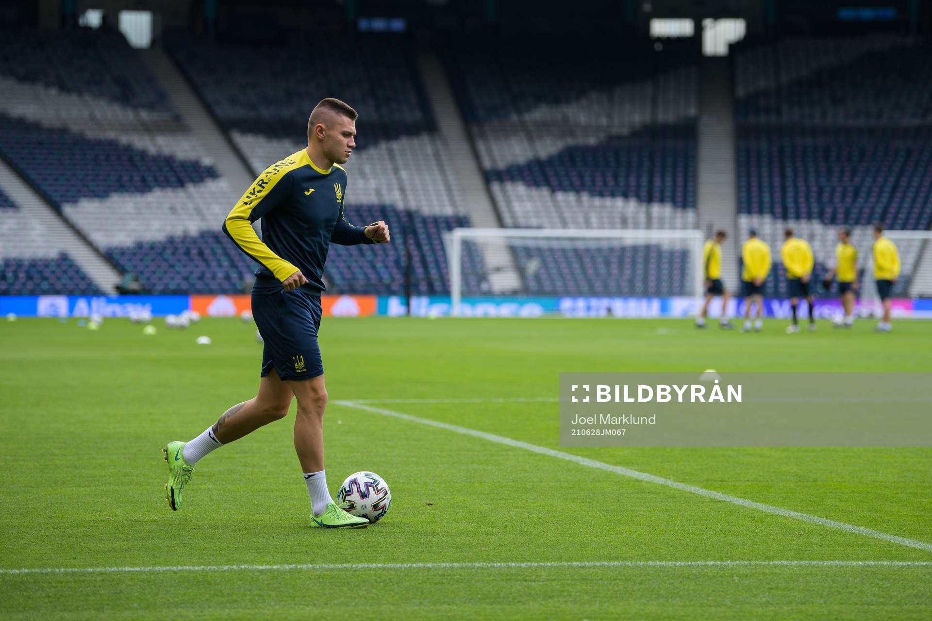 Oleksandr Zubkov of the Ukrainian national football team at