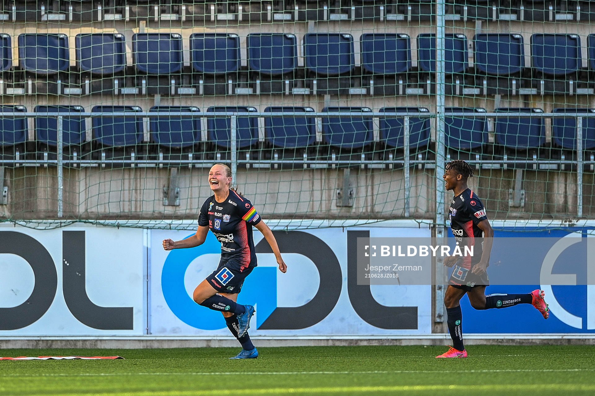 Linköpings Frida Leonhardsen Maanum jublar