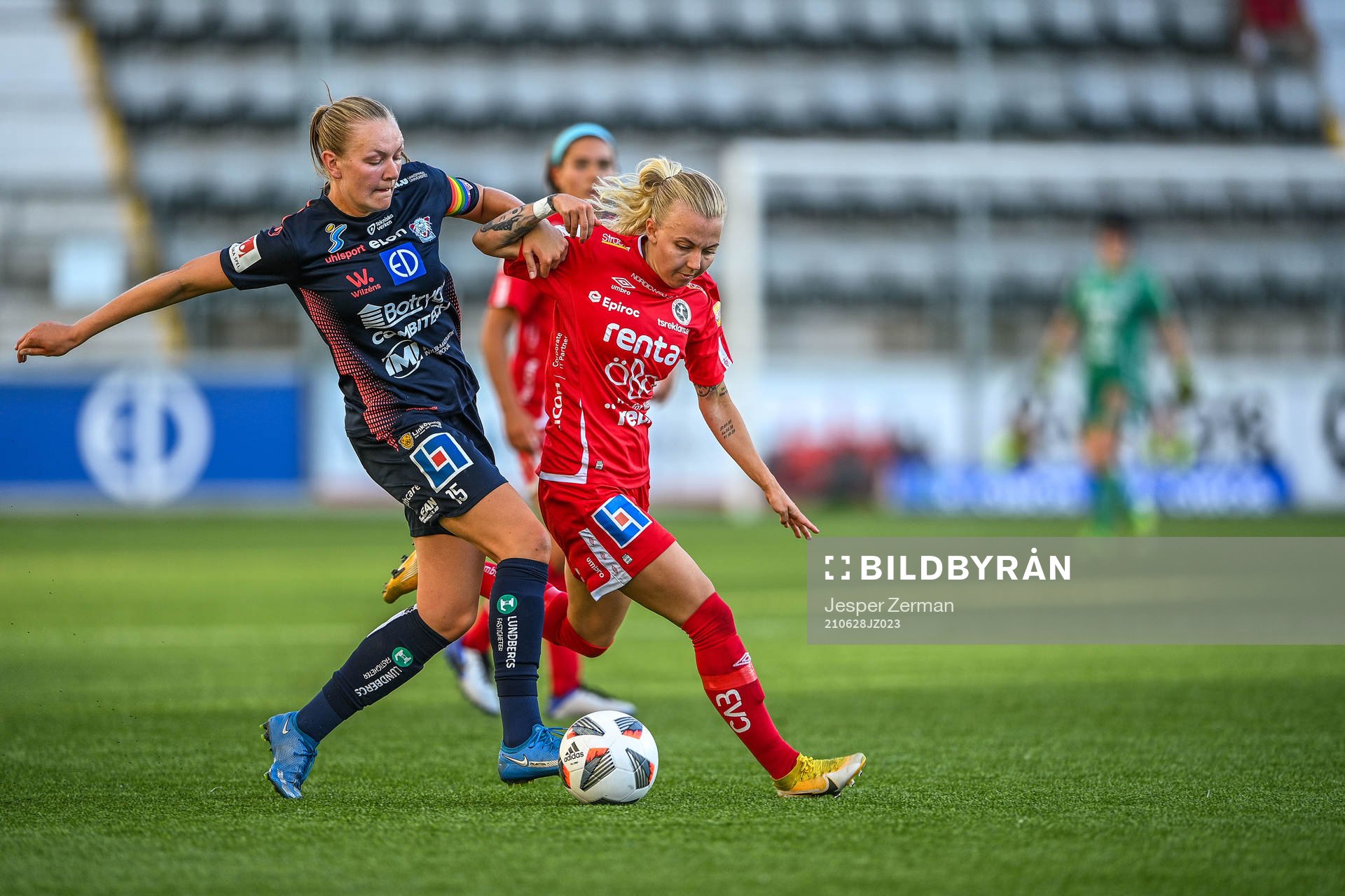 Linköpings Frida Leonhardsen Maanum och Örebros Nathalie