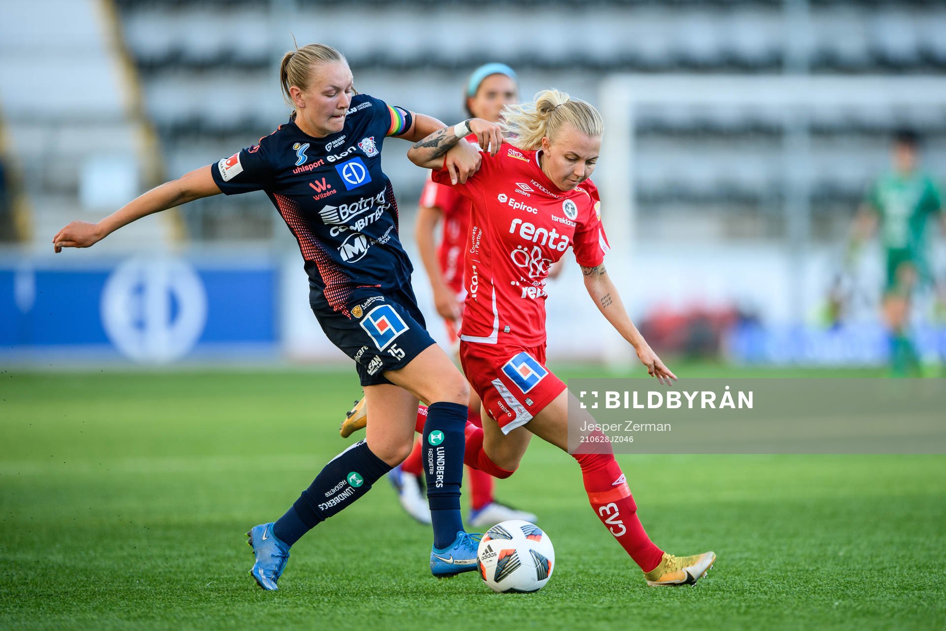 Linköpings Frida Leonhardsen Maanum och Örebros Nathalie