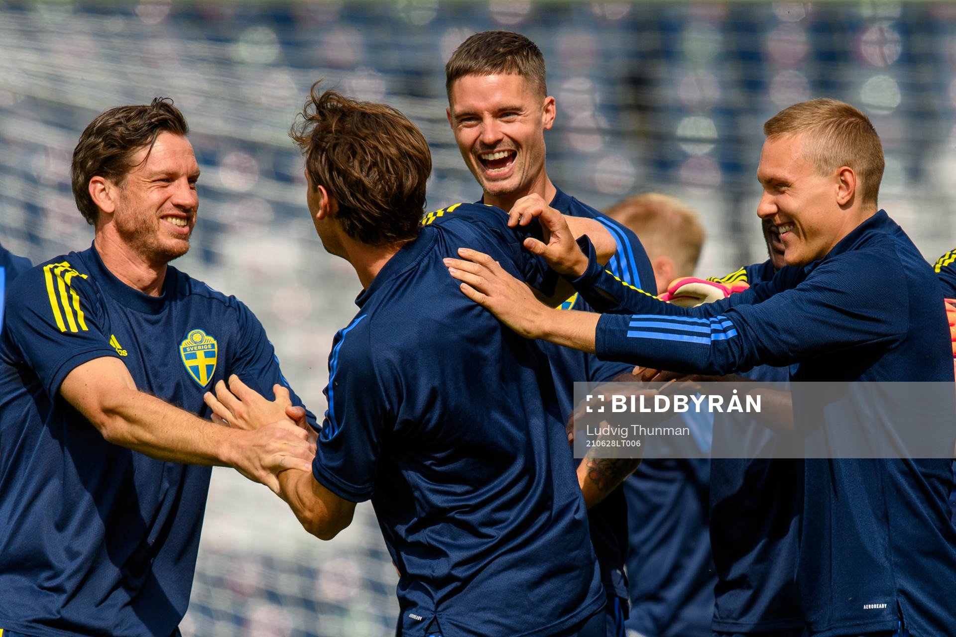 Gustav Svensson, Mikael Lustig and Ludwig Augustinsson with