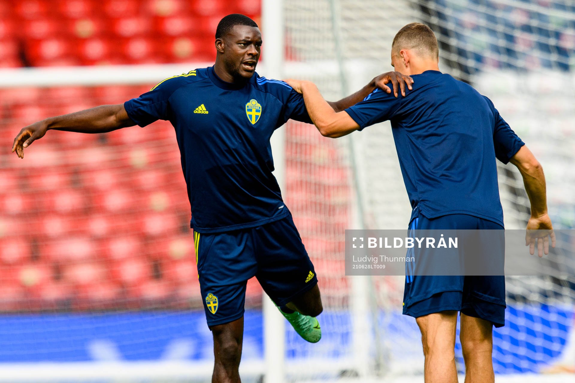 Ken Sema of the Swedish national football team at a