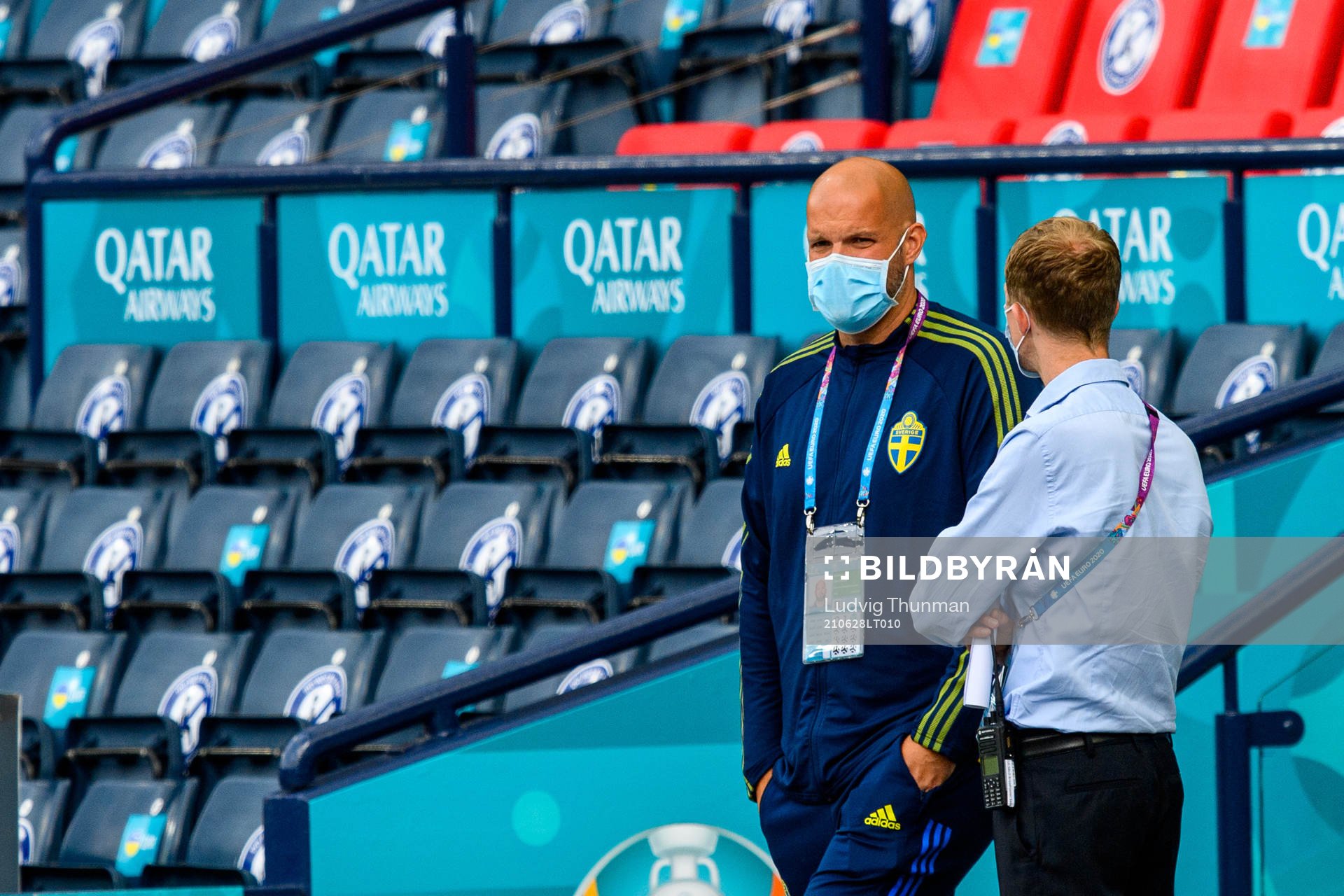 Press officer Jakob Kakembo Andersson of the Swedish