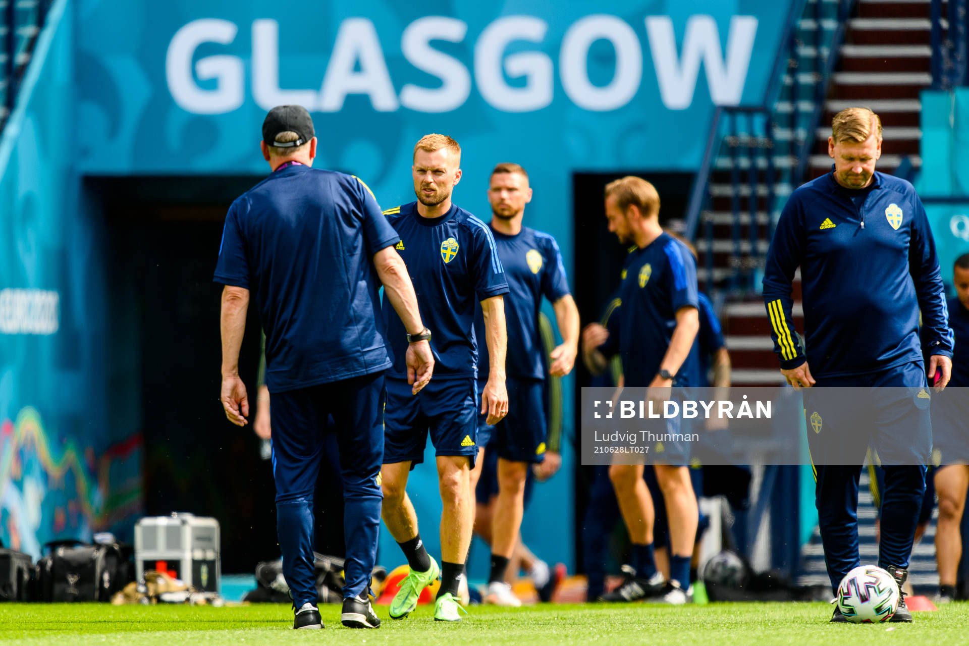 Sebastian Larsson of the Swedish national football team at