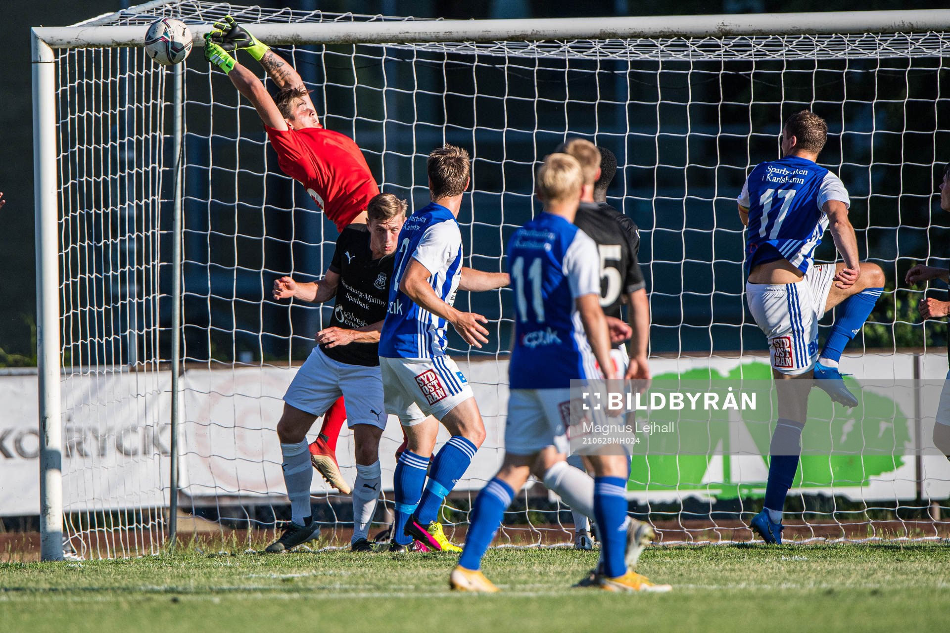 Sölvesborgs målvakt Anton Kjelsson