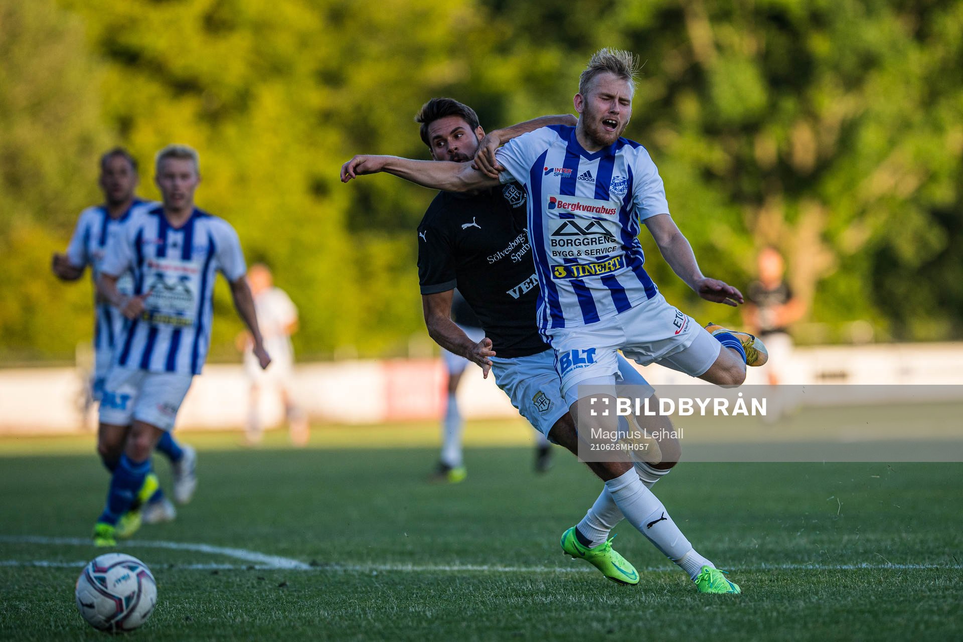 Karlshamns Lukas Jönsson  och Sölvesborgs Johan Harrysson
