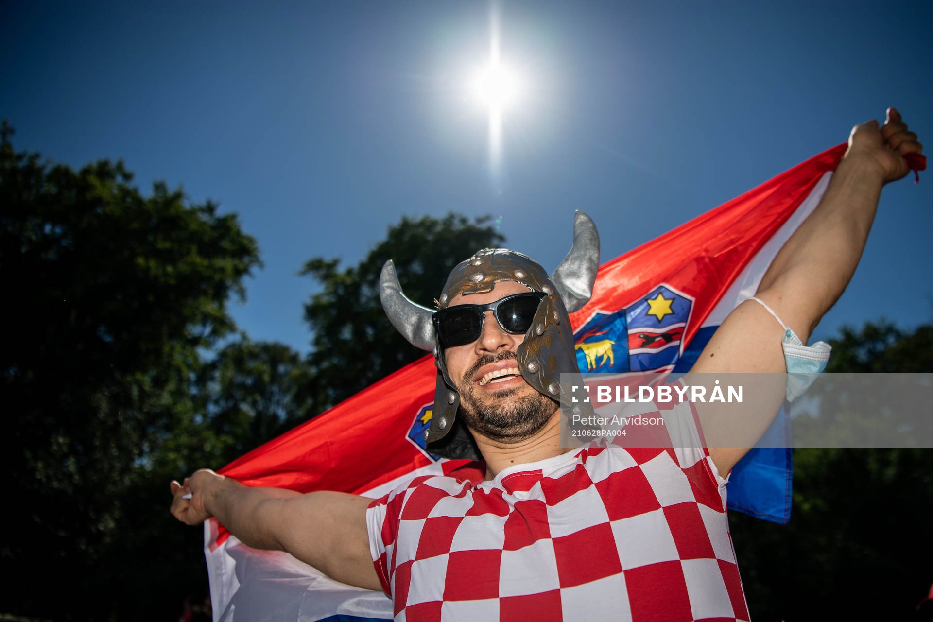 Fan of Croatia
