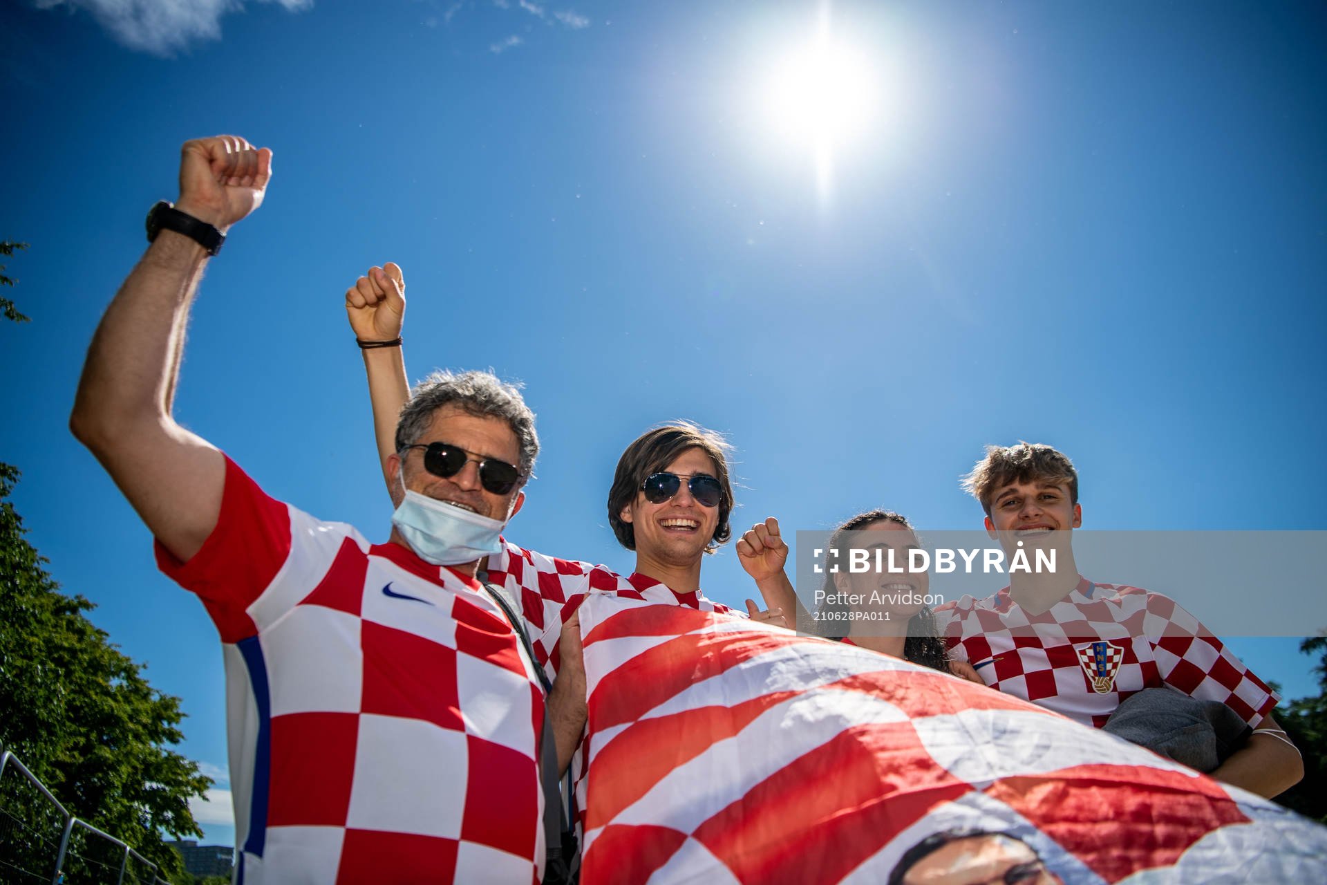 Fans of Croatia