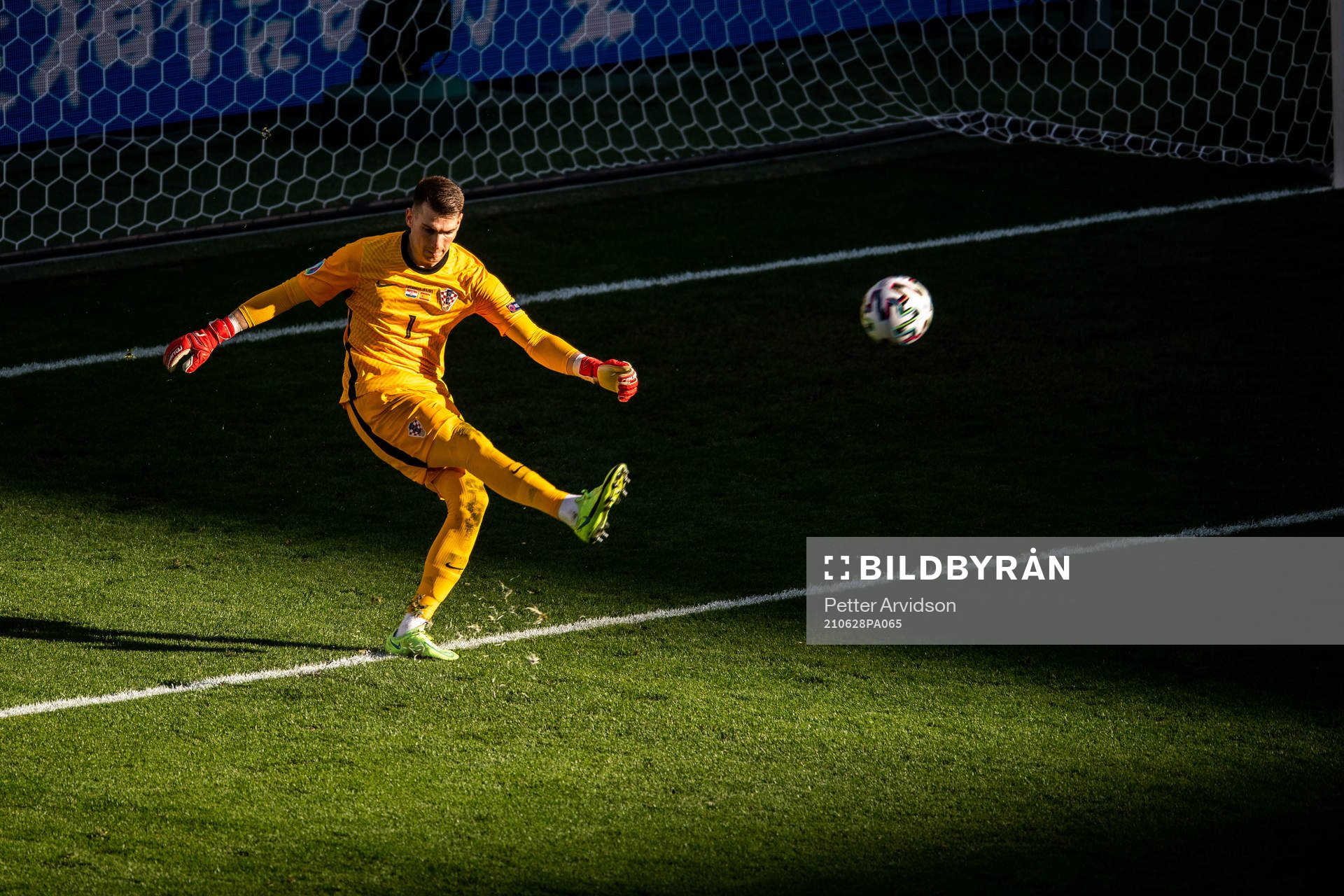 Goalkeeper Dominik Livakovic of Croatia