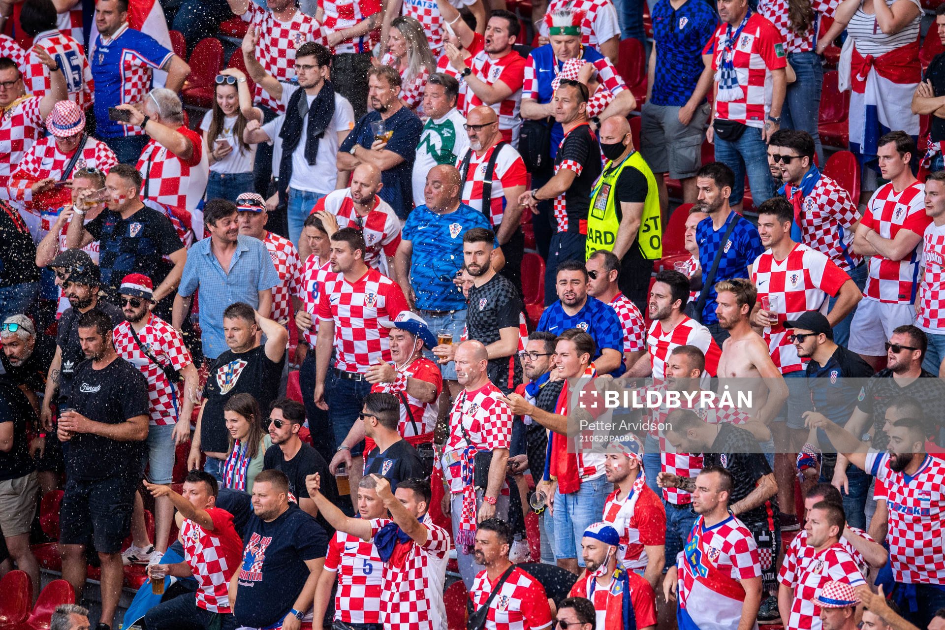 Fans of Croatia