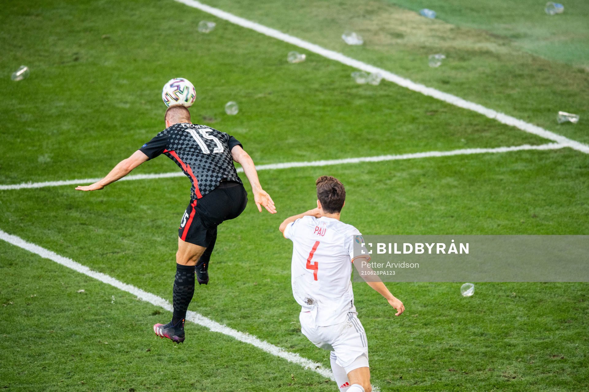 Mario Pasalic  of Croatia scores 3-3